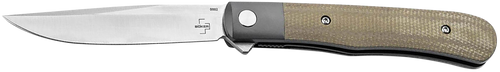 Boker 01BO930 Trapper  3.23" Plain Nitro-V Blade Micarta Handle