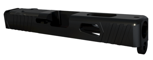 Rival Arms RA10G205A Precision Slide A1 Docter Cut Black QPQ Case Hardened 17-4 Stainless Steel for Glock 19 Gen3