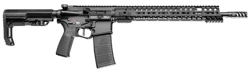 Patriot Ordnance Factory 01165 Renegade + *CA Compliant 5.56x45mm NATO 16.50" 10+1 Black Hard Coat Anodized Rec 14.50" M-Lok Black Nitride Barrel 6 Position MFT Stock Black Polymer MFT Grip