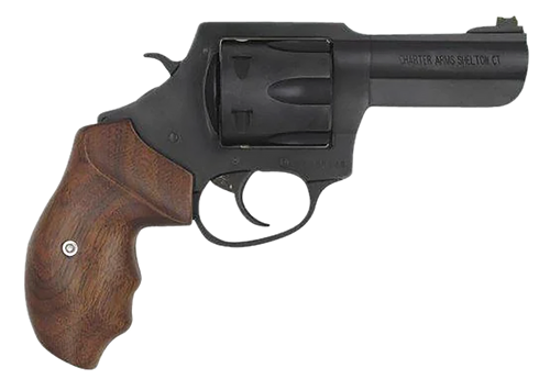 Charter Arms 63270 Professional  32 H&R Mag, 7 Shot 3" Black Nitride Steel Barrel, Cylinder & Frame w/Walnut Finger Grooved Grip