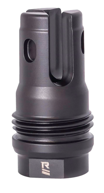 Rugged Suppressor FH007 R3 Flash Mitigation System Black with 9/16"-24 tpi Threads & 2.13" OAL for 7.62mm Radiant762, Surge762, Razor762 & Micro30 Suppressors