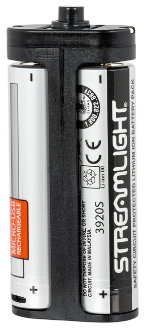Streamlight 78105 Stinger 2020 Battery Pack  Black/Silver 3.7 Volts 2,600 mAh (2) Single Pack