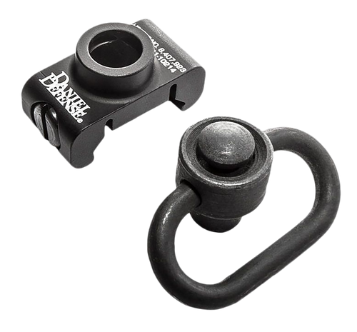Daniel Defense 0302130029 Rail Mount Attachment  Black 1.25" Quick Detach Aluminum Picatinny Rail