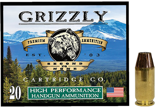 Grizzly Ammo GC45A2   45ACP 230gr Jacketed Hollow Point 20 Per Box/10 Case