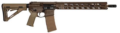 Diamondback DB1784K131 DB15  5.56 NATO 30rd 16" Black Nitride w/ FDE Cerakote Flat Dark Earth Cerakote 7075-T6 Aluminum Receiver Flat Dark Earth Magpul MOE K2 FDE Grip