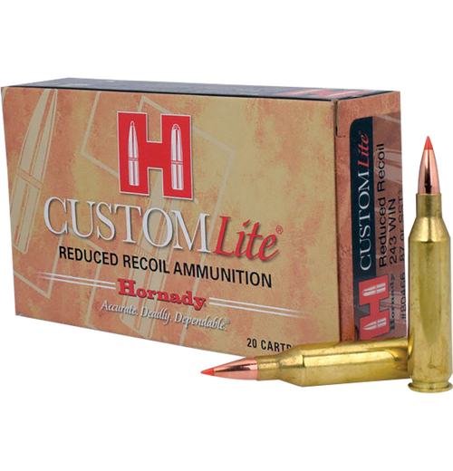 Hornady 80466 Custom Lite  243Win 87gr Super Shock Tip 20 Per Box/10 Case