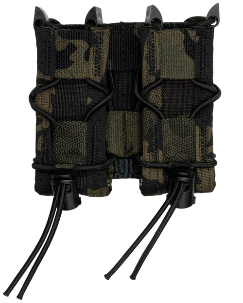 High Speed Gear 13PT12MB TACO Mag Pouch Double MultiCam Black Nylon Belt Belts 2.25" Wide Compatible w/ Pistol