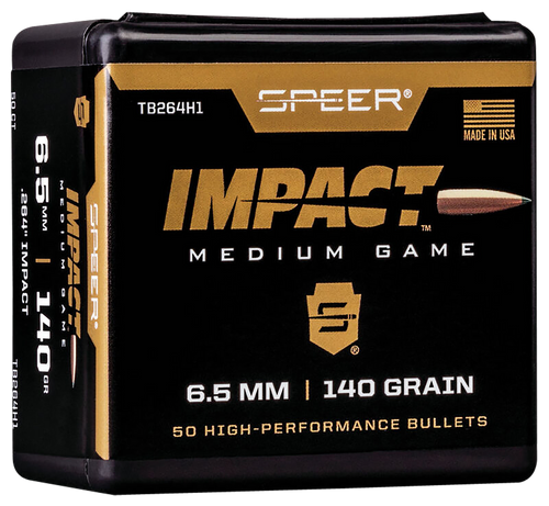 Speer TB264H1 Impact  6.5Creedmoor 140gr Speer Impact 50 Per Box/5 Case