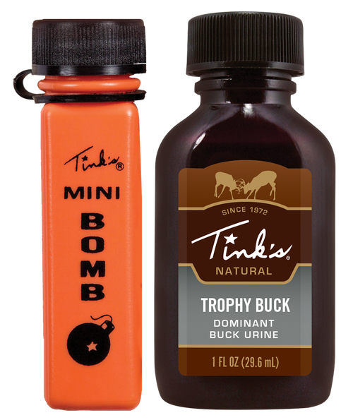 Tinks W6197 Trophy Buck  Deer Attractant Buck Urine Scent 1 oz Includes Mini Bomb