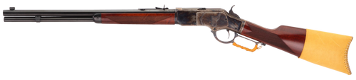 Taylors & Company 550239COM 1873 Comanchero 357 Mag Caliber with 10+1 Capacity, 18" Blued Barrel, Color Case Hardened Metal Finish & Walnut Straight Stock Right Hand (Full Size)