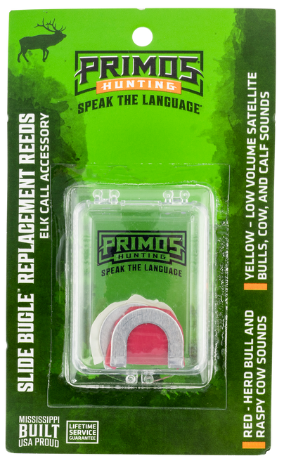 Primos PS932MC Slide Bugle Replacement Diaphragm Red/Yellow 2 Per Pkg