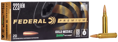 Federal GM308M2 Premium Gold Medal 308Win 175gr Sierra MatchKing BTHP 20 Per Box/10 Case