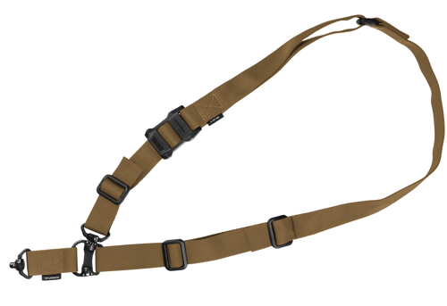 Magpul MAG953COY MS4 QDM Sling Coyote Tan Nylon 48"-60" OAL Adjustable One-Two Point AR Platform