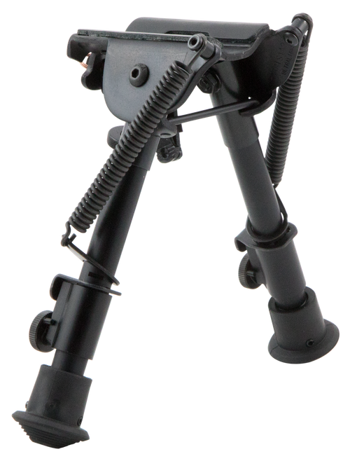 Harris Bipods BR1A2 Non-Swivel BR Bipod Black 6-9" Steel/Aluminum