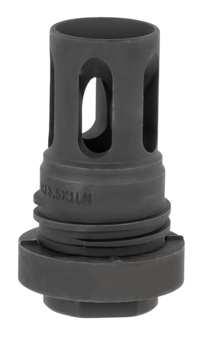Yankee Hill 4315M13LA Mini QD Flash Hider Black Phosphate M13.5x 1 LH Threads 2.13" OAL for 5.56x45mm NATO AR-Platform