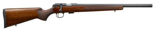 CZ-USA 02341 CZ 457 Varmint Full Size 22 WMR 5+1 20.50" Black Nitride Heavy Barrel Black Nitride Steel Receiver Turkish Walnut Fixed Varmint-Style Stock Right Hand