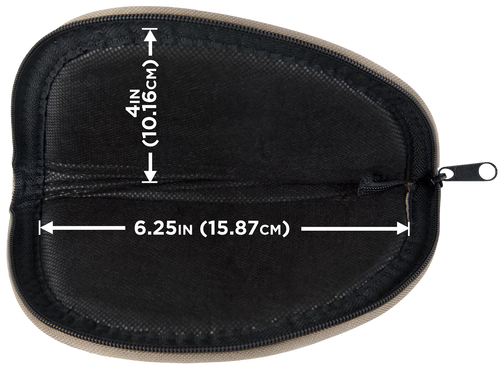 Allen 726 Pistol Case  6" Long Earth Tone Holds Handgun Endura