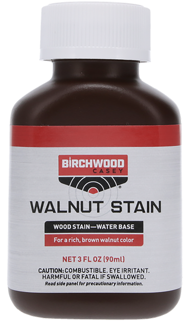 Birchwood Casey 24123 Walnut Wood Stain Water-Based 3 oz. Bottle