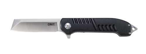CRKT 4031 Razel GT 3.02" Folding Chisel Plain Satin 8Cr13MoV SS Blade Black/ Aluminum Handle Includes Pocket Clip