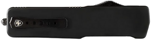 Templar Knife XMCABK121 Excalibur Money Clip 1.90" OTF Dagger Plain Black Oxide Stonewashed Powder Coated D2 Steel Blade, 3.38" Black Anodized Aluminum Handle