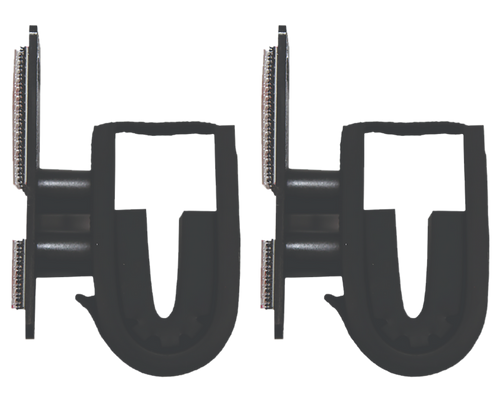 Rugged Gear 10030 Dual Lock Gun Holder Rifle/Shotgun Black Metal