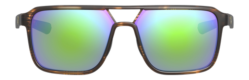 LEU 186747 BRIDGER    MATTE TORTOISE  EMERL MIRROR