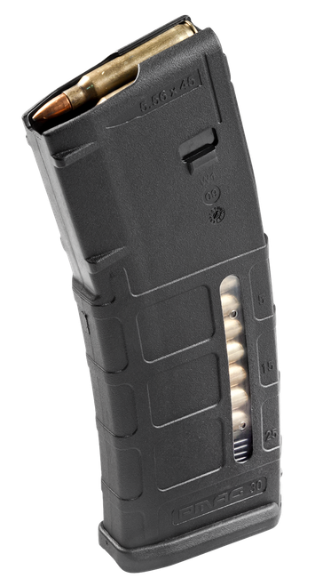 Magpul MAG570BLK PMAG GEN M2 MOE 30rd Detachable w/Capacity Window 223 Rem/5.56x45mm NATO Fits AR-15/M16/M4 Black Polymer
