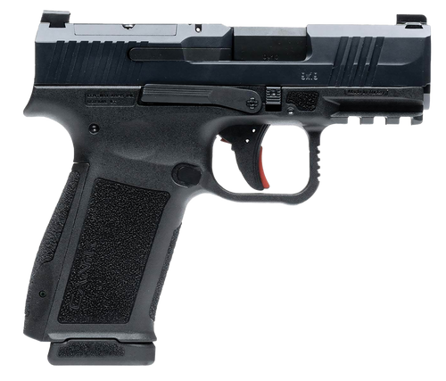 Century Arms HG7882N Mete MC9L Sub-Compact Frame 9mm Luger 17+1 3.18" Black Steel Barrel, Black Nitride Serrated Steel Slide, Black Polymer Frame w/Picatinny Rail, Interchangeable Backstrap Grip