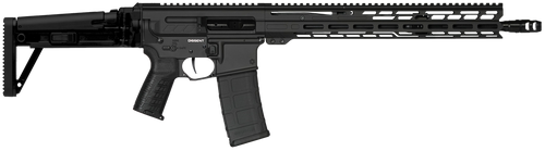 CMMG 55A1A0BAB Dissent MK47 5.56x45mm NATO 30+1 (2) 16.10", Black Armor, Side Charging Handle Rec, 15" M-Lok Handguard, Side Folding Stock, Zeroed Grip, Muzzle Brake, 60/90 Ambi Safety, Adj. Gas Block
