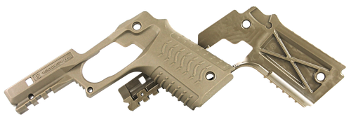 Recover Tactical CC3H-02 Grip & Rail System  Tan Polymer Picatinny for Standard Frame 1911