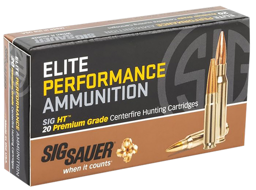 Sig Sauer E270H120 Elite Copper Hunting  270Win 130gr Copper Solid 20 Per Box/10 Case
