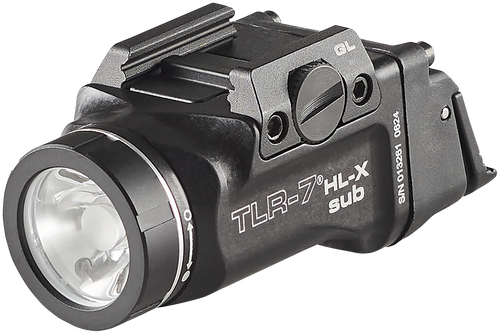 Streamlight 69503 TLR-7 HL-X SUB USB  Black 6000 Series Aluminum Glock 43x/48 1000 Lumens