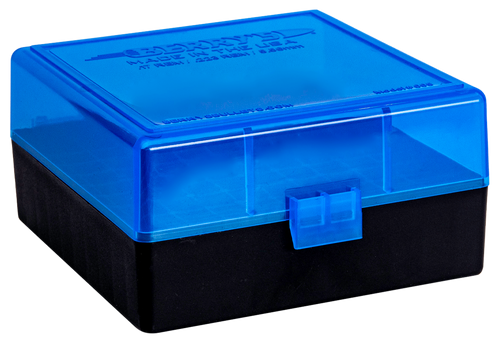Berry's 86410 Ammo Box  223Rem/5.56NATO Blue/Black Polypropylene 100rd