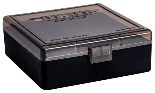 Berry's 75321 Ammo Box  38Special/357Mag Smoke/Black Polypropylene 100rd