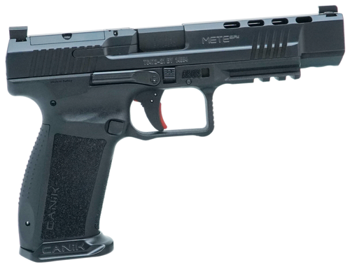Canik HG6594N Mete SFx 9mm Luger 5.20" 20+1,18+1 Overall Black Finish with Serrated Nitride Steel with Optic Cut Slide, Interchangeable Backstrap Grip & Picatinny Rail