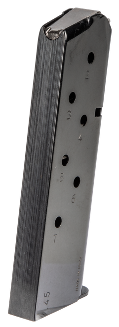 Mec-Gar MGCG4507B 1911 Government 7rd 45 ACP, Blued Carbon Steel