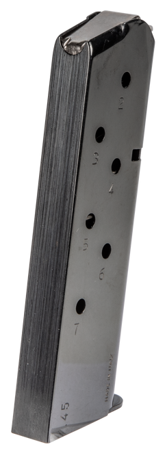 Mec-Gar MGCG4507B 1911 Government 7rd 45 ACP, Blued Carbon Steel