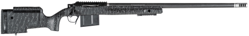 Christensen Arms CA10270H85281 BA Tactical Long Range 6.5 Creedmoor 4+1 26" Carbon Fiber Barrel, Black Nitride Finish, Black with Gray Webbing Stock