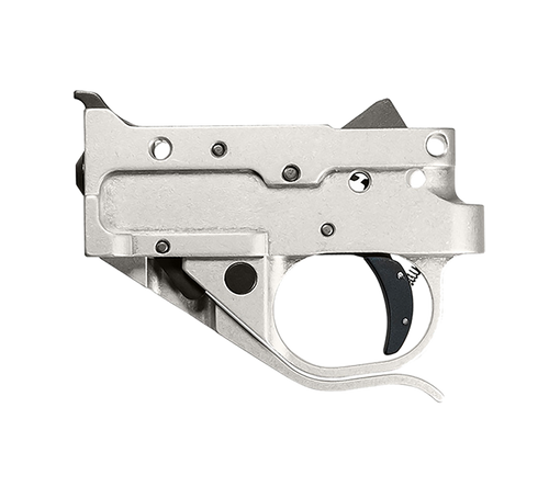 Timney Triggers 10221C16 Replacement Trigger  Single-Stage Curved Trigger with 2.75 lbs Draw Weight & Silver/Black Finish for Ruger 10/22