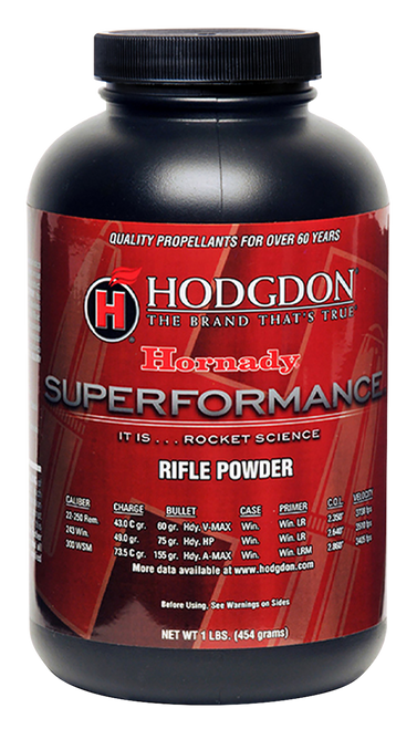 Hodgdon HSP1 Superformance Rifle Powder 1LB