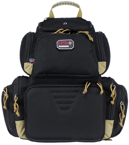 GPS Bags GPS1711BPBT Handgunner  Backpack 1000D Nylon Black/Tan