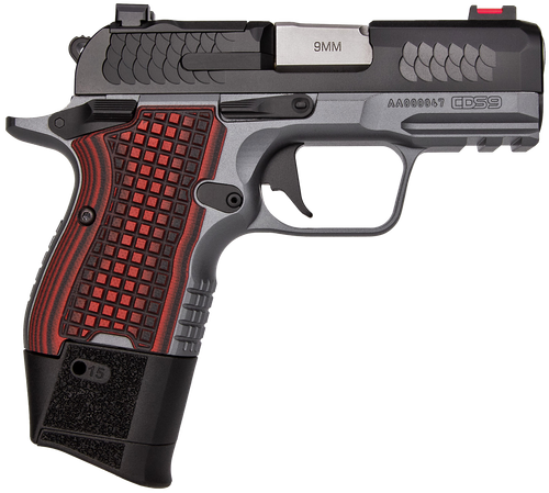 Kimber Mfg.,inc 3600003 CDS9  9mm 15rd 3.18" Black KimPro II Optic Ready Stainless Steel Slide Gray KimPro II G10 Grip