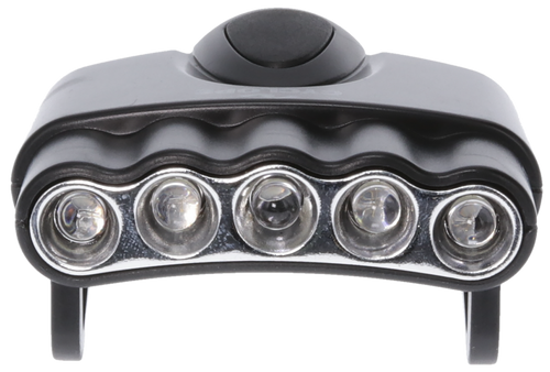 Cyclops CYC-HCPACK-W Orion 5-LED Hat Clip Light Black 27 Lumens White LED