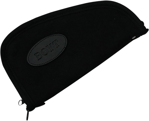 Boyt Harness PP41BLK Heart-Shaped Pistol Case Black Canvas Holds Handgun