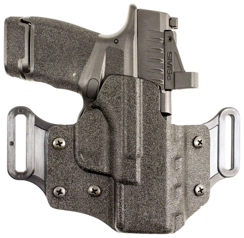 DeSantis Gunhide 195KA8WZ0 Veiled Partner  OWB Black Kydex Belt Slide Fits Springfield Prodigy w/wo Red Dot Fits 4.25-5" Barrel Right Hand