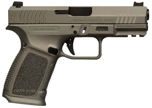 Gforce Arms GFRPX3C9TG Exodus  9mm Luger 15+1 4.02" Black Steel Barrel, Tactical Gray Cerakote Serrated Steel Slide, Tactical Gray Polymer Frame w/Accessory Rail, Textured Grip