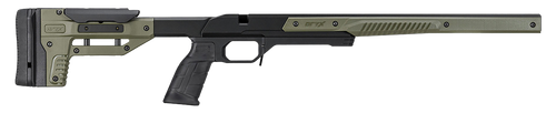 Mdt Sporting Goods Inc 106159ODG Oryx Chassis OD Green/Black Aluminum, Adj. Cheekrest, M-LOK Forend, AR-Style Grip, Barricade Stop, Fits Short Action Howa 1500 & Weatherby Vanguard