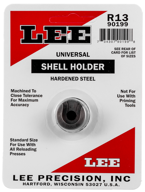 Lee Precision 90199 Shell Holder Universal #13R 45 Auto Rim
