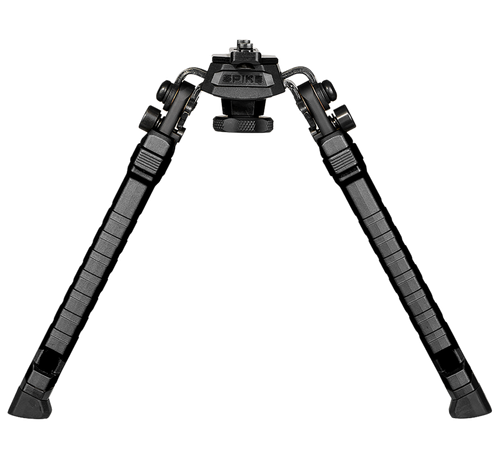 FAB Defense FXSPIKEMB Spike Tactical Bipod 7.09"- 9.88" Adj., Rotating & Tilting, Rubber Feet, Includes Leg Extensions, M-LOK Rail Compatible Black Polymer & Aluminum
