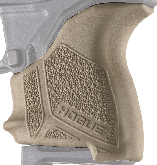 Hogue 18123 HandAll Beavertail Grip Sleeve made of Rubber with Textured Flat Dark Earth Finish for Ruger LCP II